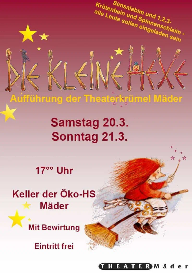 Flyer Die Kleine Hexe