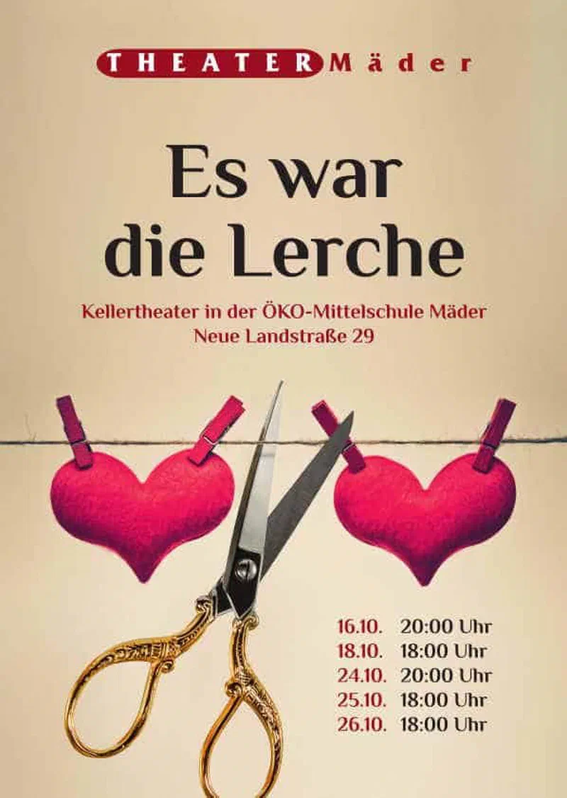 Flyer Es war die Lerche