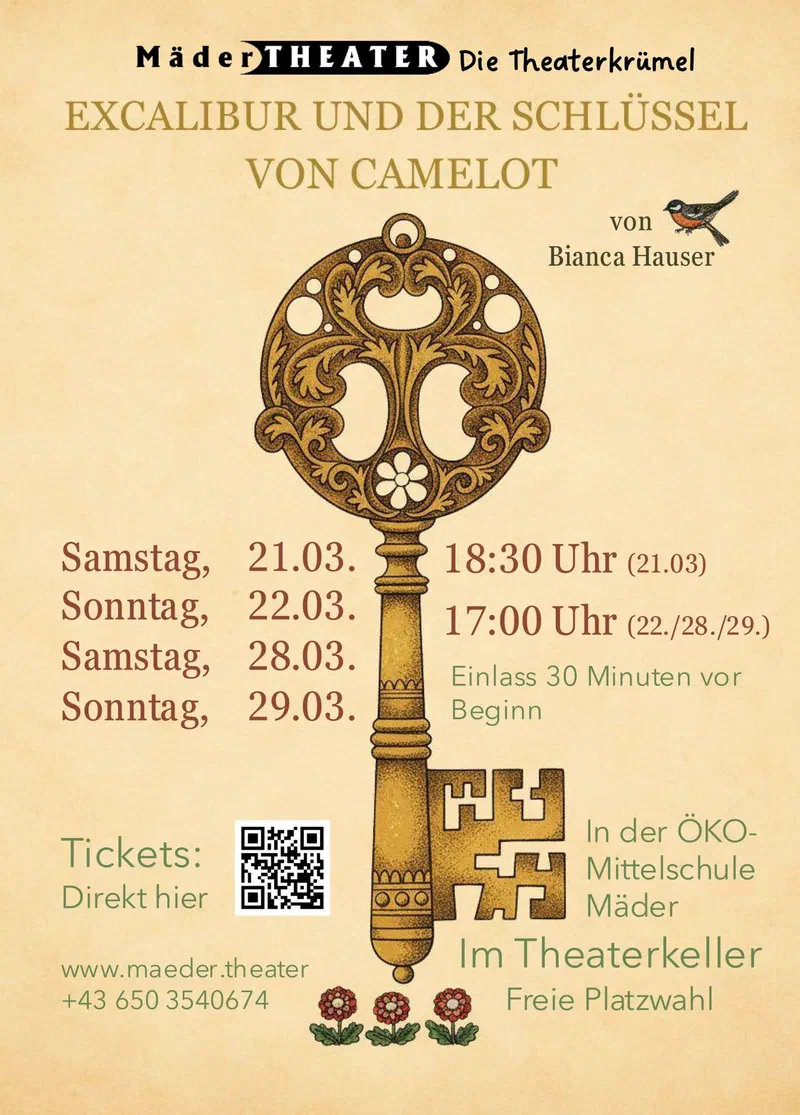 Flyer Excalibur und der Schlüssel von Camelot