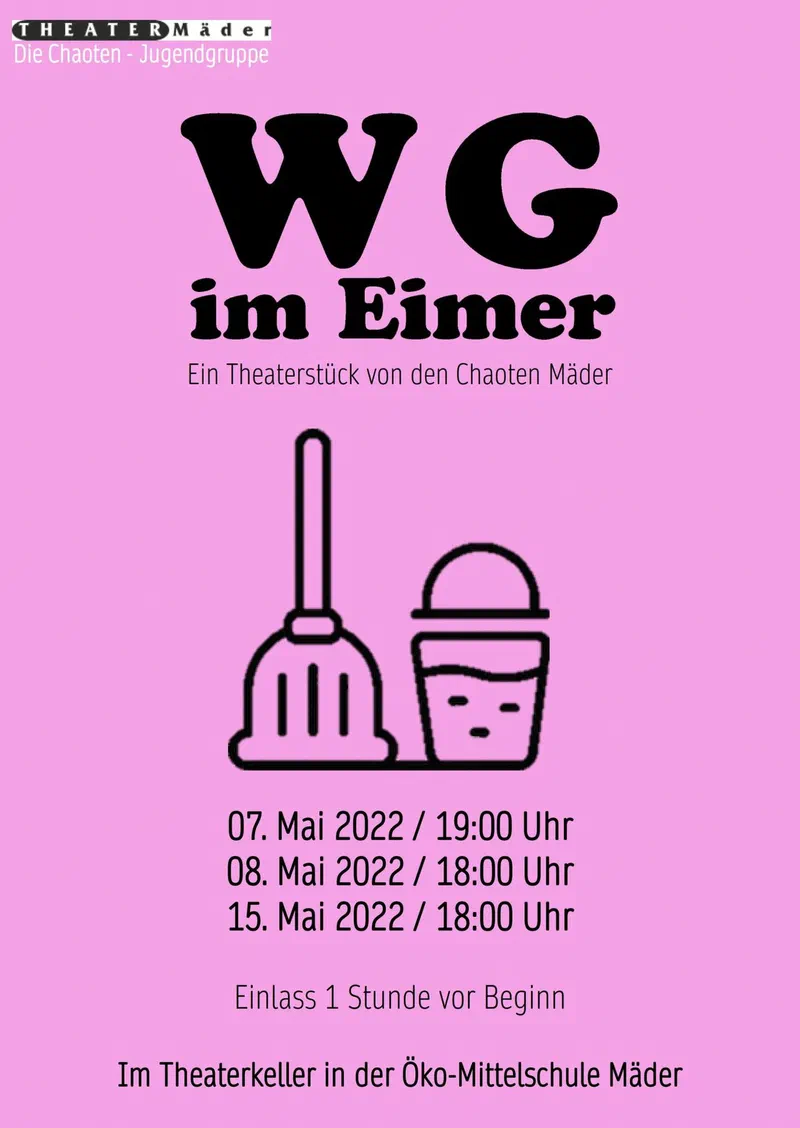 Flyer WG im Eimer