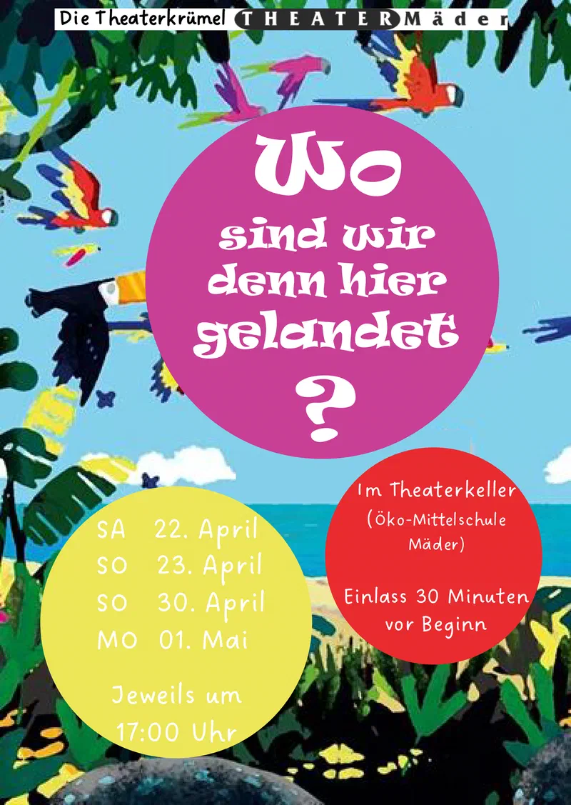 Flyer Wo sind wir denn hier gelandet​?​